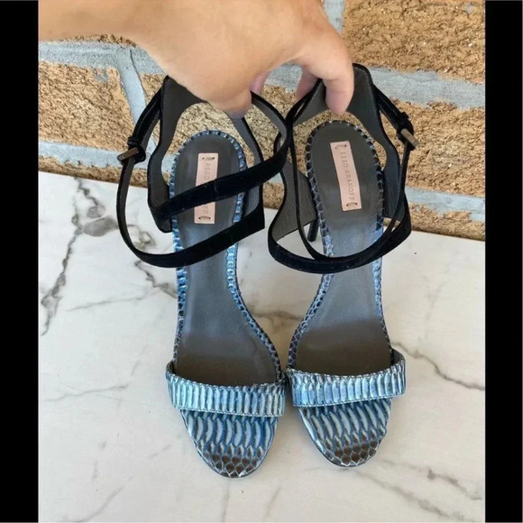 Reed Krakoff Snake and Suede Harness Sandal
391/2 9.5 - Picture 6 of 12